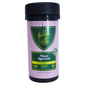Rose Squares 7500mg Edibles