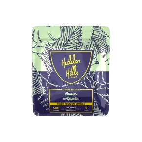 Sour Apple 1000MG Edibles