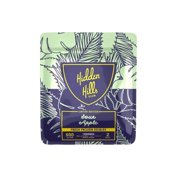 Sour Apple 1000MG Edibles