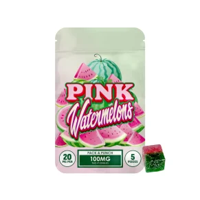 Pink Watermelons 100MG Edibles